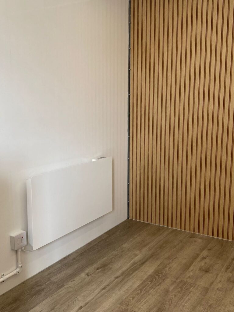 Portable Kitchen Pod - radiator heating and back space for your items