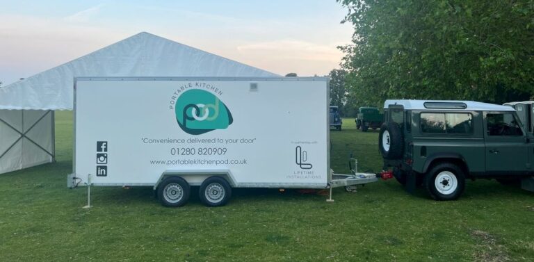 Portable Kitchen Pod field location